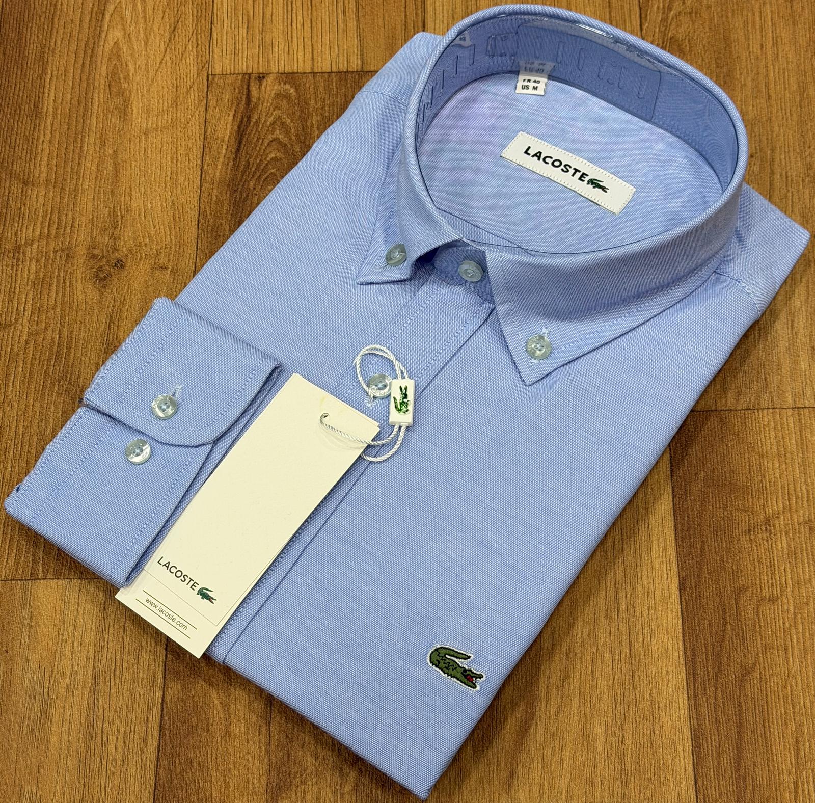 Lacoste Erkek Regular Fit Mavi Gömlek